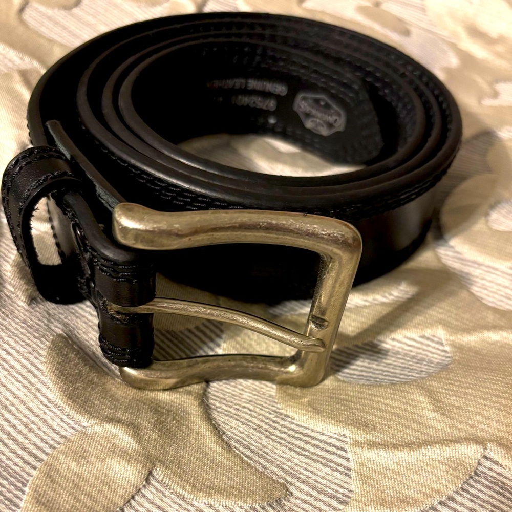 Genuine leather black belt from Cavenders - size 40